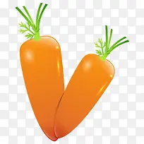 卡通手绘蔬菜装饰海报设计胡萝卜-空若网 卡通手绘蔬菜装饰海报设计胡萝卜-空若网