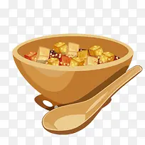 卡通碗里的食物设计-空若网 卡通碗里的食物设计-空若网