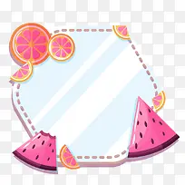 彩色创意水果食物元素-空若网 彩色创意水果食物元素-空若网