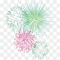 春节密集多彩烟花-空若网 春节密集多彩烟花-空若网