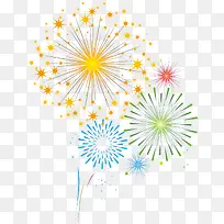 春节多彩密集烟花-空若网 春节多彩密集烟花-空若网