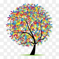 满身七彩树-空若网 满身七彩树-空若网