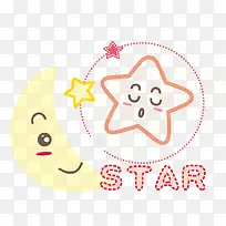 星星月亮可爱图标-空若网 星星月亮可爱图标-空若网