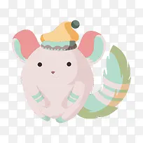 卡通可爱小动物装饰动物头像老鼠-空若网 卡通可爱小动物装饰动物头像老鼠-空若网