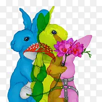 创意免子插图设计-空若网 创意免子插图设计-空若网