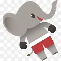卡通大象PNG下载-空若网 卡通大象PNG下载-空若网