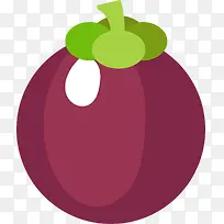 紫色简约扁平无花果-空若网 紫色简约扁平无花果-空若网