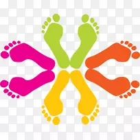 足迹动画剪辑艺术-水坑-空若网 足迹动画剪辑艺术-水坑-空若网