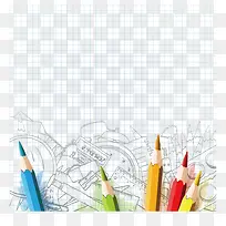 校园涂鸦矢量图-空若网 校园涂鸦矢量图-空若网