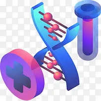 渐变2.5D结构矢量插画-空若网 渐变2.5D结构矢量插画-空若网