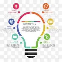 彩色拼图边框灯泡-空若网 彩色拼图边框灯泡-空若网