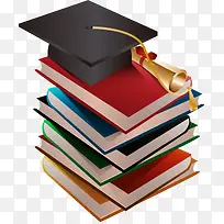 多彩重叠立体书堆-空若网 多彩重叠立体书堆-空若网