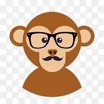 卡通动物手绘猴子-空若网 卡通动物手绘猴子-空若网