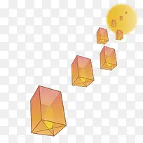 卡通手绘中秋节月亮灯笼-空若网 卡通手绘中秋节月亮灯笼-空若网