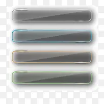 玻璃质感长条banner边框装-空若网 玻璃质感长条banner边框装-空若网