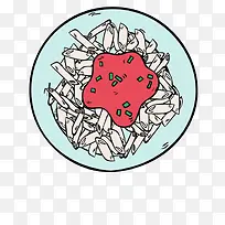 卡通简约美食快餐广告设计-空若网 卡通简约美食快餐广告设计-空若网