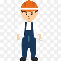 五一劳动节卡通人物工人矢量素材-空若网 五一劳动节卡通人物工人矢量素材-空若网