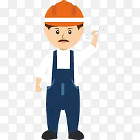 五一劳动节卡通人物工人矢量素材-空若网 五一劳动节卡通人物工人矢量素材-空若网