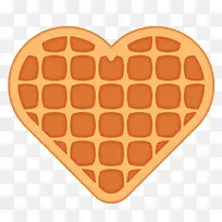 对称爱心矢量华夫饼-空若网 对称爱心矢量华夫饼-空若网