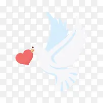 卡通可爱小动物装饰动物头像鸽子-空若网 卡通可爱小动物装饰动物头像鸽子-空若网