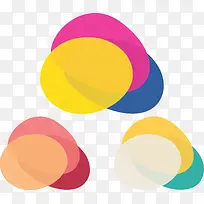 几何彩色椭圆标签-空若网 几何彩色椭圆标签-空若网