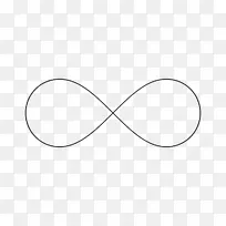 圆线黑白单色椭圆-无穷大-空若网 圆线黑白单色椭圆-无穷大-空若网