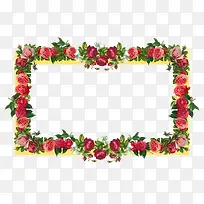 红色花边框-空若网 红色花边框-空若网