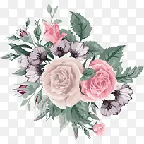 美丽多彩花朵装饰-空若网 美丽多彩花朵装饰-空若网