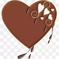 心脏夹艺术-巧克力-空若网 心脏夹艺术-巧克力-空若网