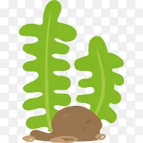 海洋植物绿色海草-空若网 海洋植物绿色海草-空若网