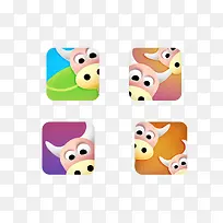 卡通绘制可爱奶牛-空若网 卡通绘制可爱奶牛-空若网