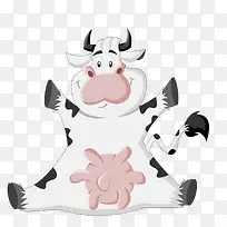 卡通奶牛PNG下载-空若网 卡通奶牛PNG下载-空若网