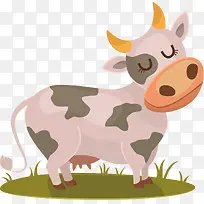 卡通奶牛PNG下载-空若网 卡通奶牛PNG下载-空若网