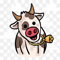 卡通奶牛PNG下载-空若网 卡通奶牛PNG下载-空若网