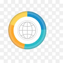 圆形ppt图表边框-空若网 圆形ppt图表边框-空若网