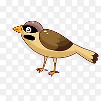 卡通可爱小动物装饰动物头像小鸟-空若网 卡通可爱小动物装饰动物头像小鸟-空若网