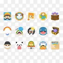 创意卡通小图标合集-空若网 创意卡通小图标合集-空若网