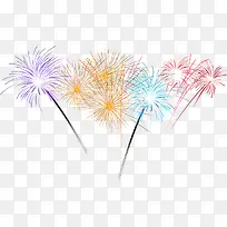 春节密集多彩烟花-空若网 春节密集多彩烟花-空若网