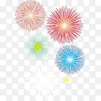 春节美丽多彩烟花-空若网 春节美丽多彩烟花-空若网