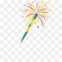 春节多彩美丽烟花棒-空若网 春节多彩美丽烟花棒-空若网
