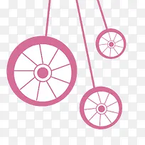 红色车轮模型-空若网 红色车轮模型-空若网