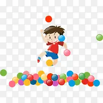 儿童节开心的男孩-空若网 儿童节开心的男孩-空若网