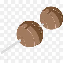 灰色扁平化小丸子元素-空若网 灰色扁平化小丸子元素-空若网