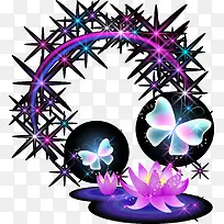 梦幻多彩闪光蝴蝶-空若网 梦幻多彩闪光蝴蝶-空若网