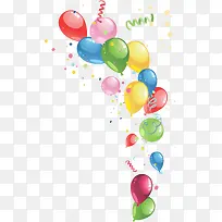 矢量彩色气球-空若网 矢量彩色气球-空若网