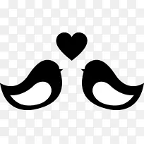 爱鸟剪影剪贴画-爱情鸟-空若网 爱鸟剪影剪贴画-爱情鸟-空若网