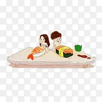 创意情侣元素免抠素材-空若网 创意情侣元素免抠素材-空若网