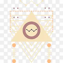 黄色三角形花纹-空若网 黄色三角形花纹-空若网