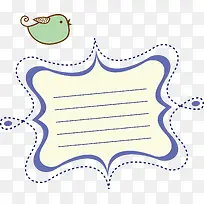 小鸟幼儿彩色边框-空若网 小鸟幼儿彩色边框-空若网