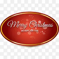 红色雪花标签装饰-空若网 红色雪花标签装饰-空若网